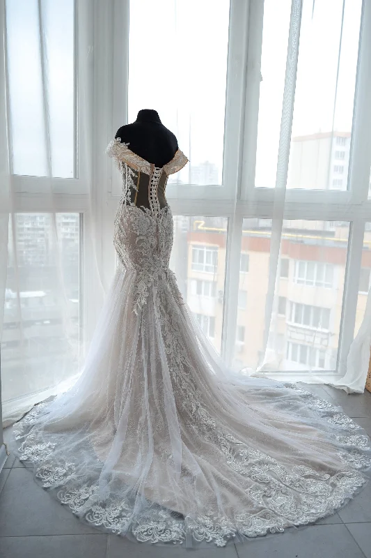 Mermaid wedding dress luxury wedding dress